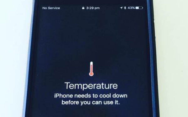 Iphone shut down in heat