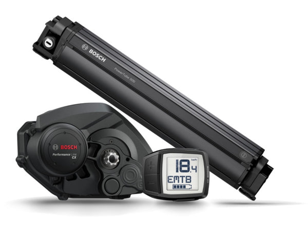 Bosch Performance CX motor with Bosch Powertube 500Wh battery