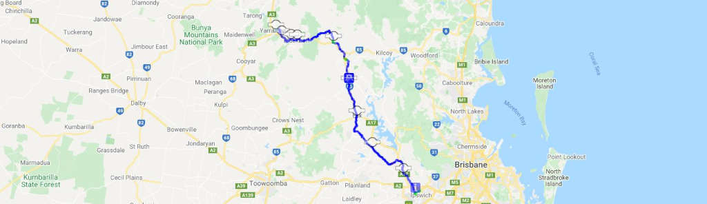 brisbane valley trail map