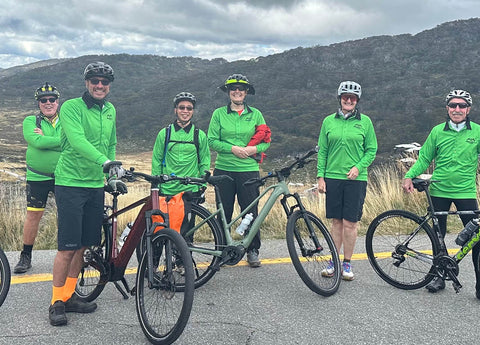 Electric Bikes Brisbane Touring Jerseys in Action
