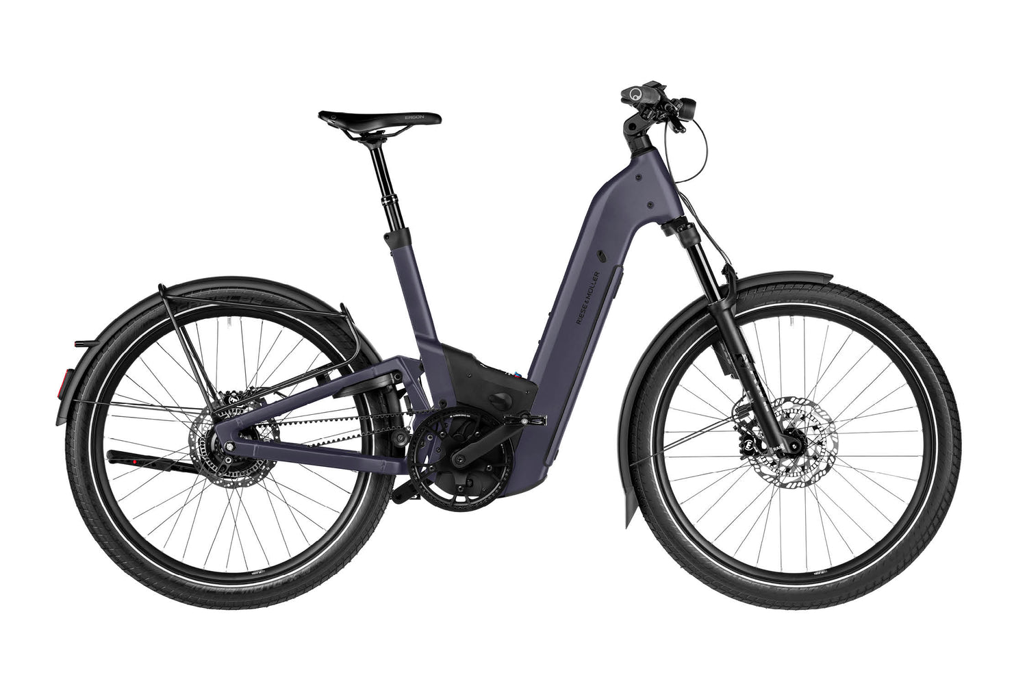 Riese & Muller Homage5 GT Rohloff EBike, Night w ABS & Pannier Rack | Electric Bikes Brisbane