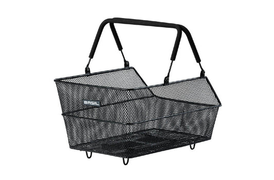 Basil Cento Rear Black Basket MIK | Electric Bikes Brisbane