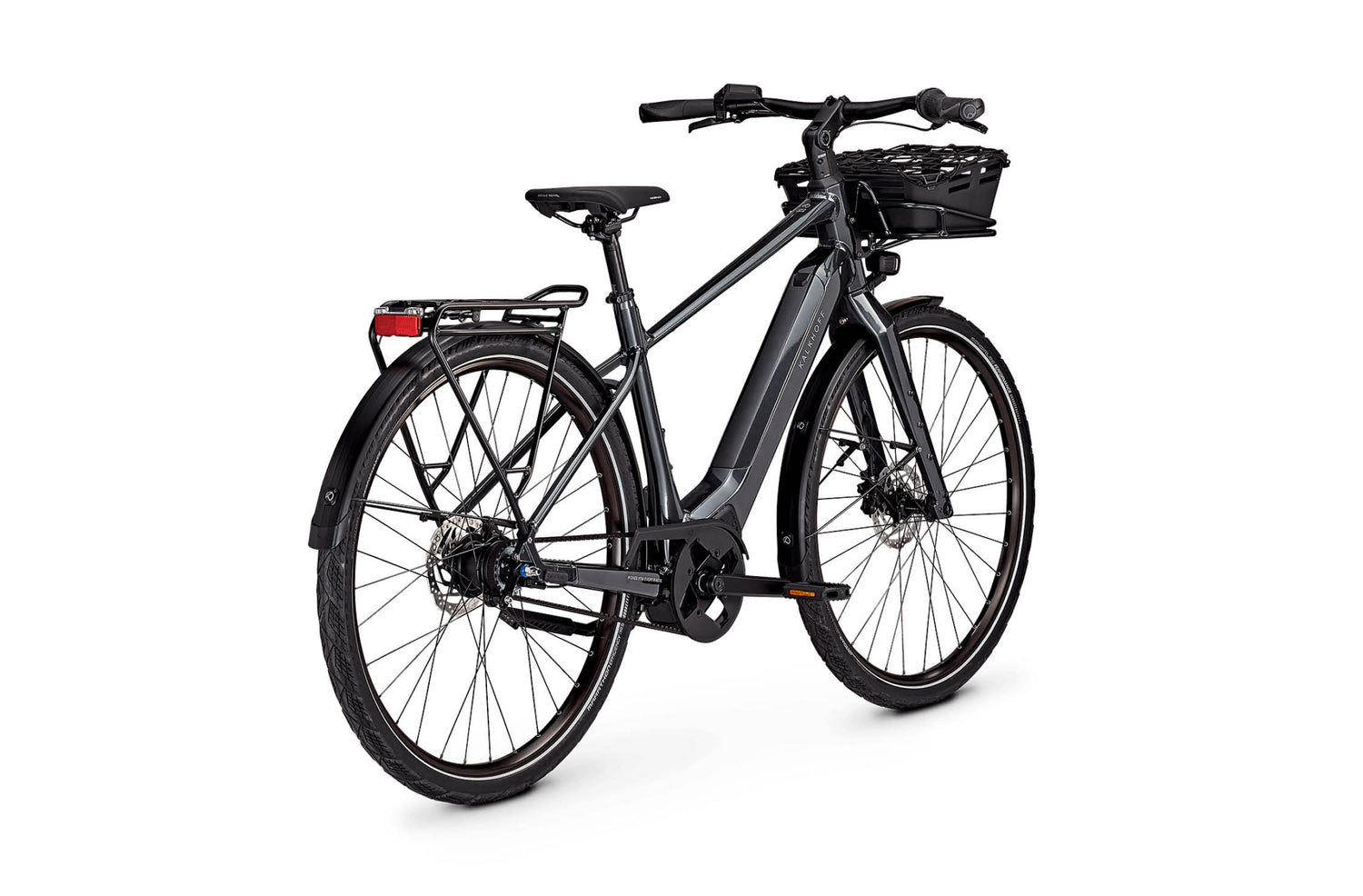 Kalkhoff Image L.B Adv Gents, Black | Rear View | Electric Bikes Brisbane