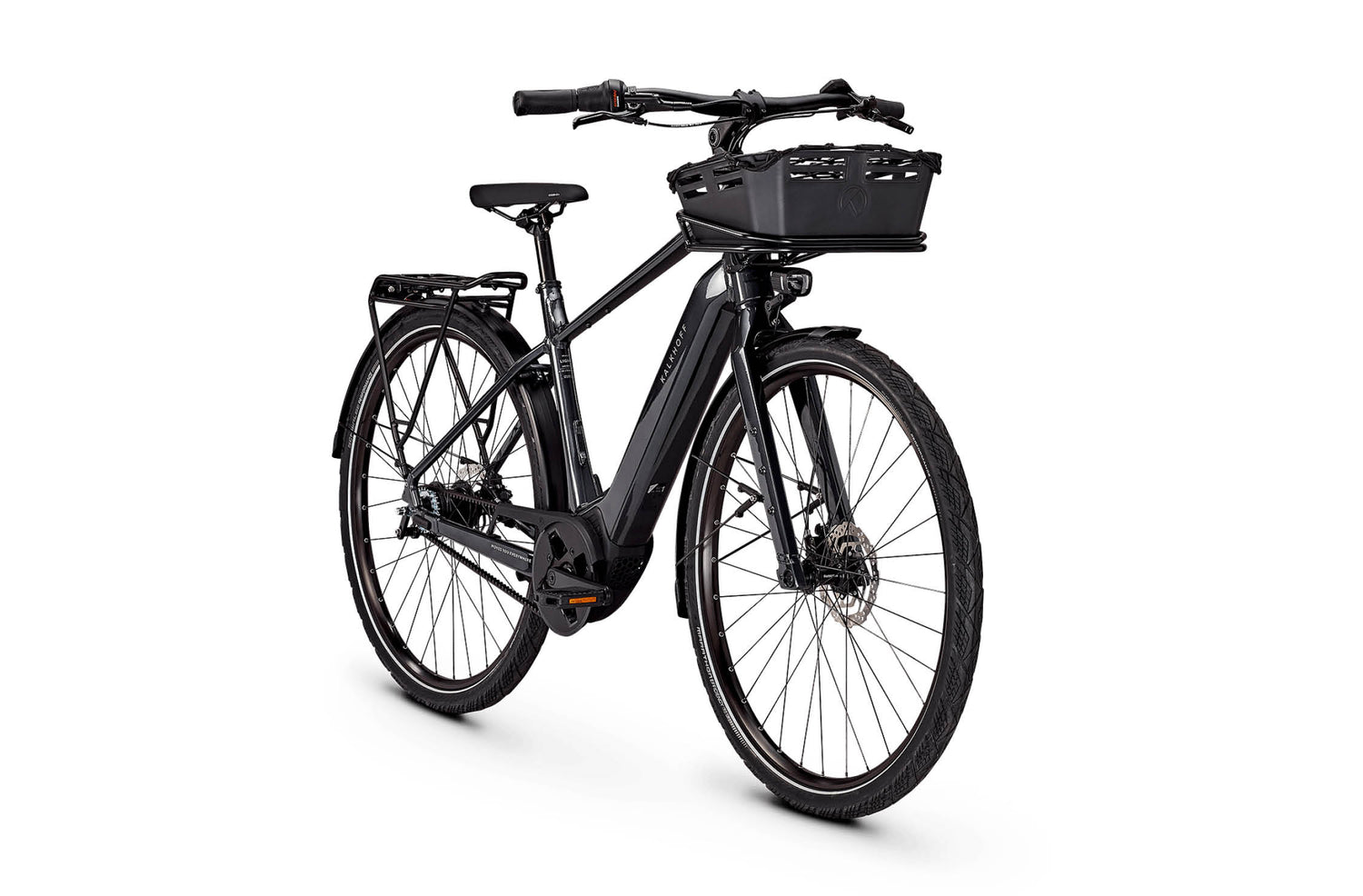 Kalkhoff Image L.B Adv Gents, Black | Front View | Electric Bikes Brisbane