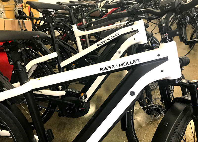 Riese & Muller Charger ebikes at Electric Bikes Brisbane