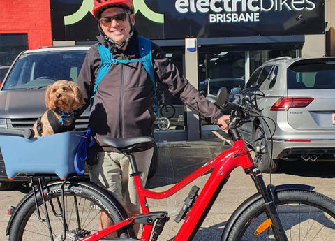 Carry your dog on your electric bike | Electric Bikes Brisbane