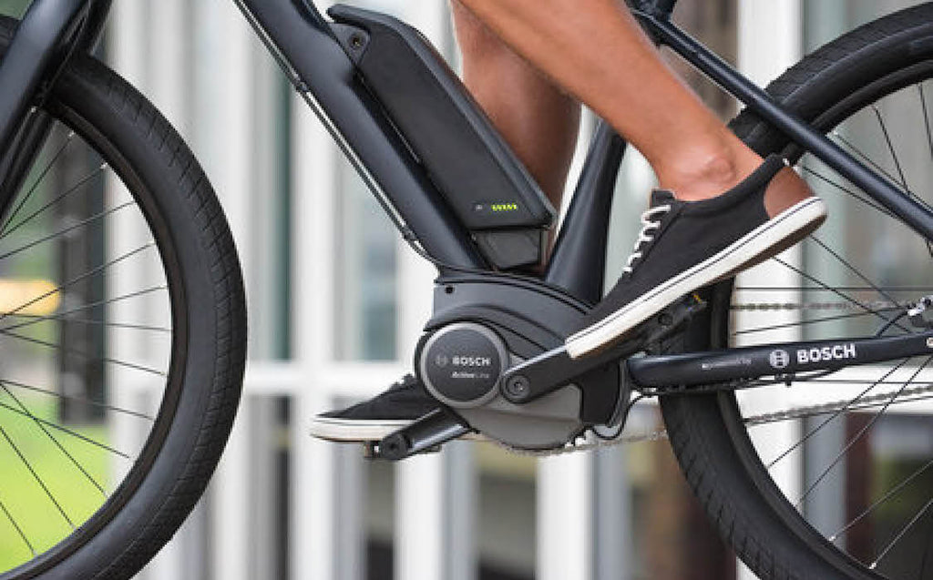 EBike battery and crank