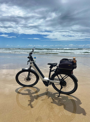Ride your Ebike on the Beach at Brunswick Heads