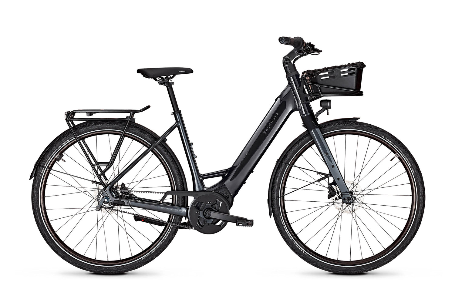 Kalkhoff Image L.B Adv Wa, Black | Light EBike | Electric Bikes Brisbane