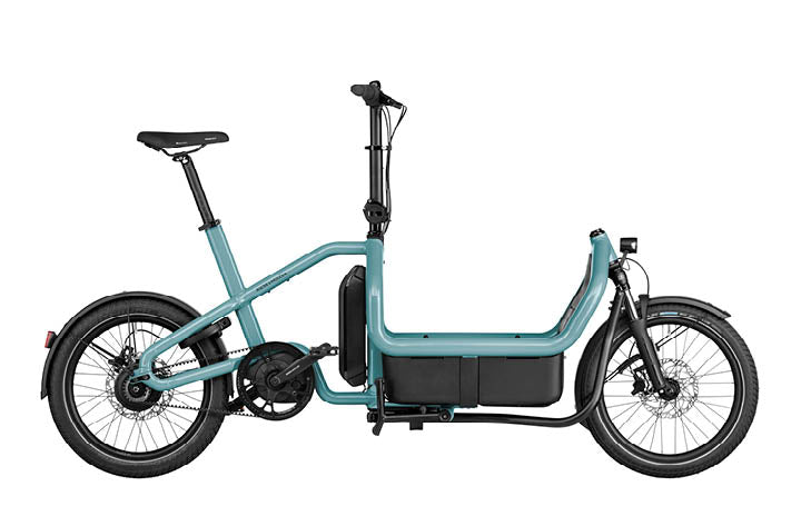 Riese & Muller Carrie Vario Cargo EBike, Aqua | Electric Bikes Brisbane