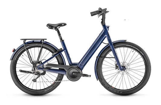 Moustache Lundi 27.3 EBike 2024, Navy | Electric Bikes Brisbane