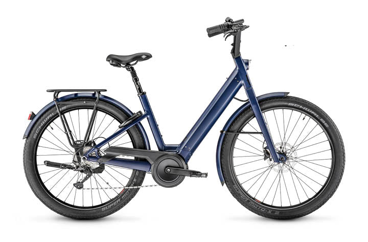 Moustache Lundi 27.3 EBike 2024, Navy | Electric Bikes Brisbane