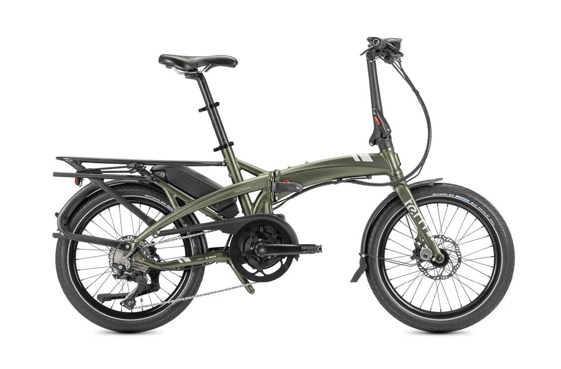 Tern Vektron S10 Folding EBike, Green | Electric Bikes Brisbane