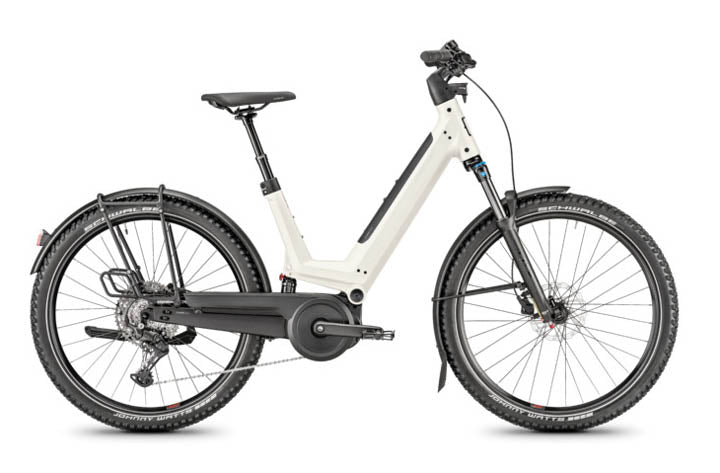 Moustache J.All Cues EBike w Light Rack, Silk Grey | Electric Bikes Brisbane