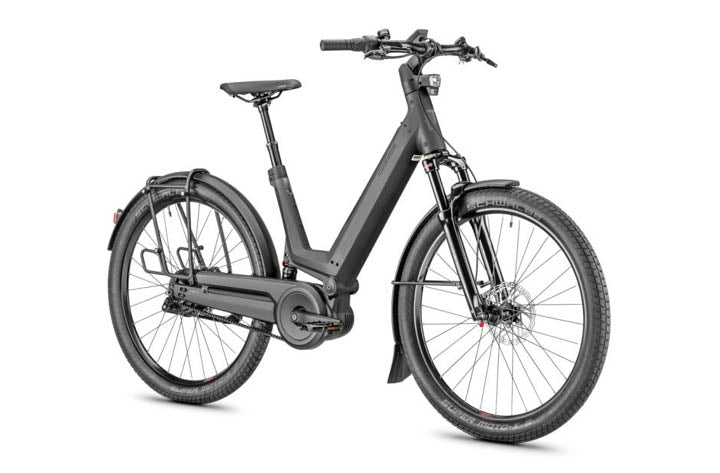 Moustache J.All Enviolo EBike w Light Rack, Black | Electric Bikes Brisbane