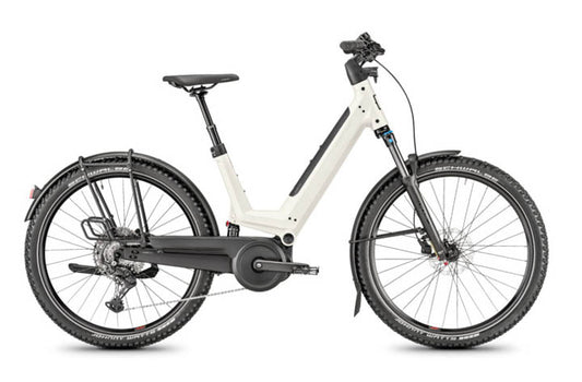 Moustache J.All Cues EBike w Light Rack, Silk Grey | Electric Bikes Brisbane