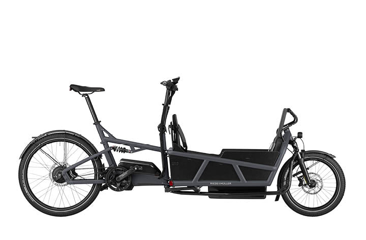Riese & Muller Load4 75 Rohloff EBike, Coal with ABS | Electric Bikes Brisbane