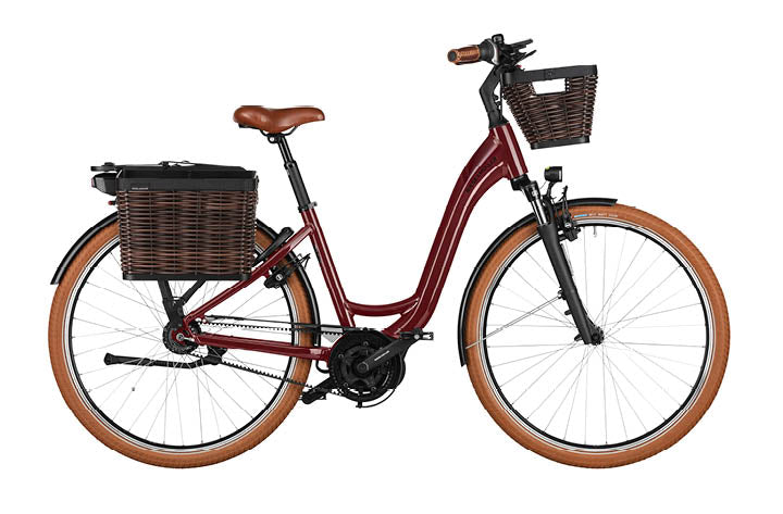 Riese & Müller Swing4 EBike, Bordeaux w baskets | Electric Bikes Brisbane