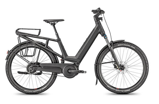 Moustache J.All Enviolo EBike 2024 w Suspended Rack, Black | Electric Bikes Brisbane