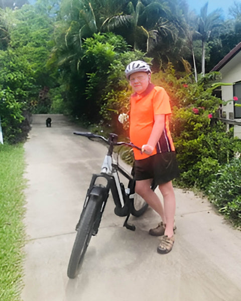 Michael with his Riese & Muller ebike from Electric Bikes Brisbane