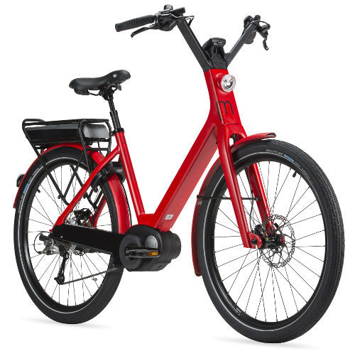 Moustache Lundi electric bike - superb comfort with an upright riding position
