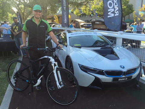 RACQ motorfest electric bike and electric car
